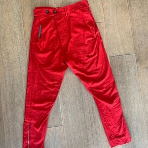 New 2017 Wool Like Alchoholic Pants Assymetrical w/ ZIppers